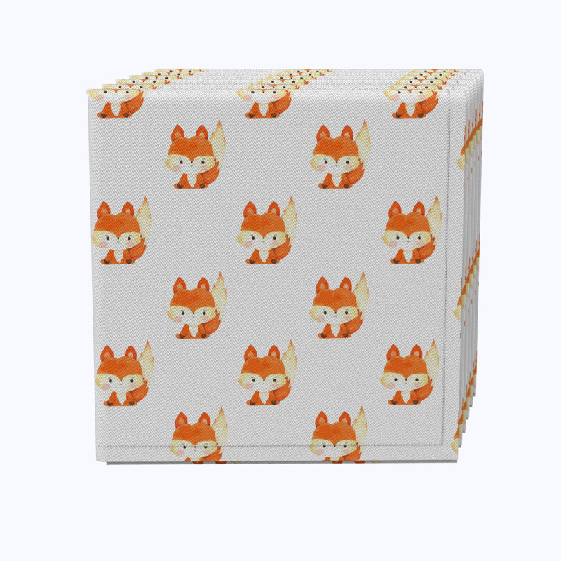 Cotton Twill No Pattern Square Napkin