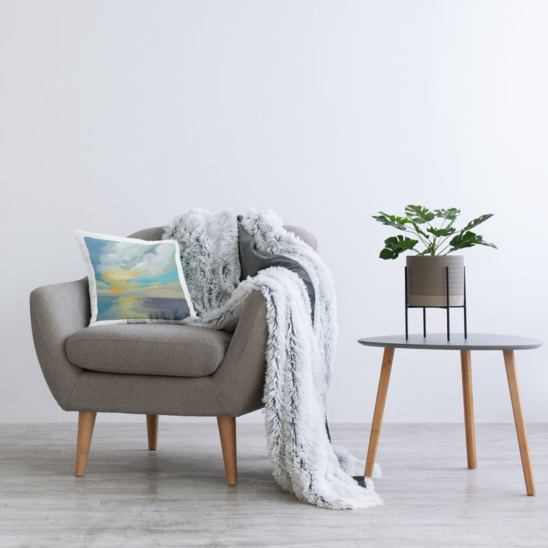 Abstract Throw Pillow