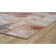 Tapis beige / rouge en laine tissé à la machine Bergren-1882300039
