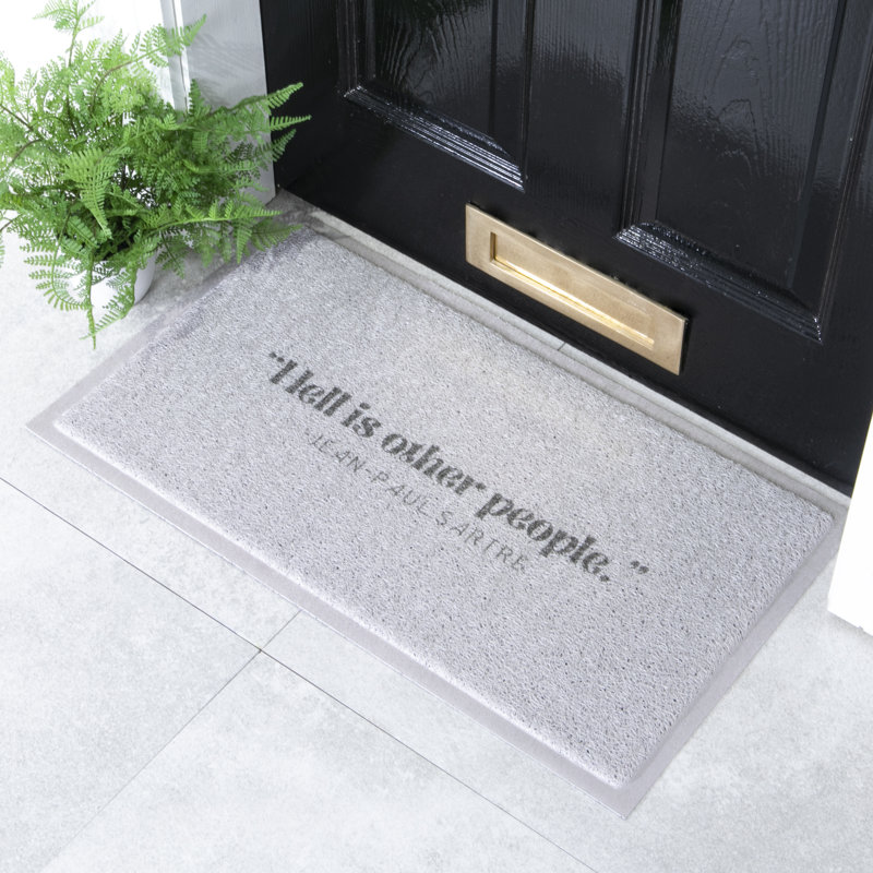 Temperence Non-Slip Indoor Doormat, Orange