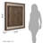 Handmade Textured Paper Shadow Box Wall Decor