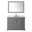 Ensemble de meuble-lavabo simple 48 po avec miroir Avery-97811804-97811802