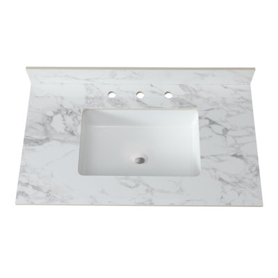 Undermount Rectangular Ceramic Sink