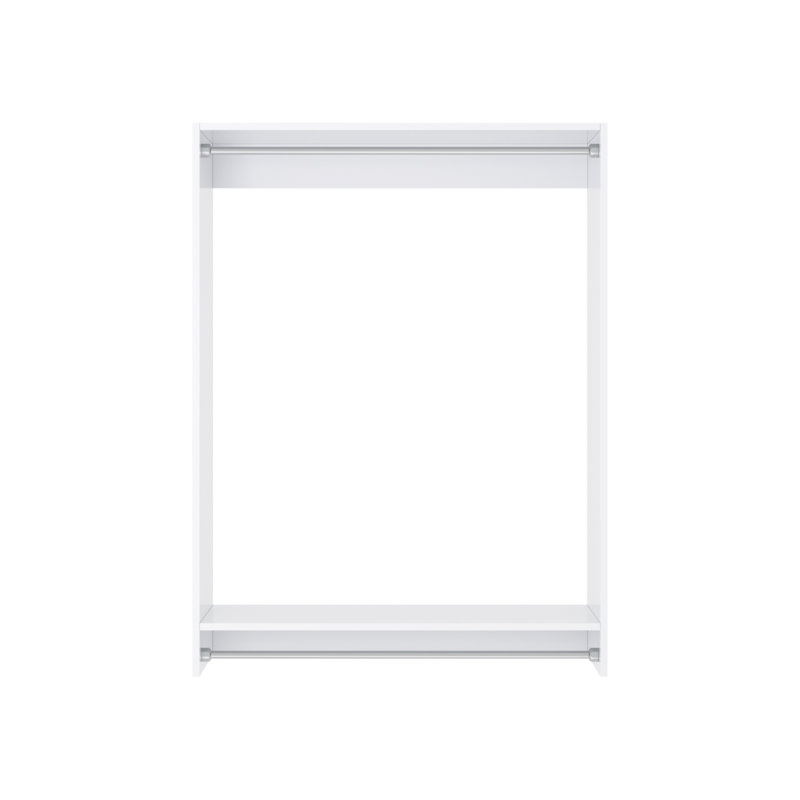 34.5" x 14" Double Hanging Unit in White