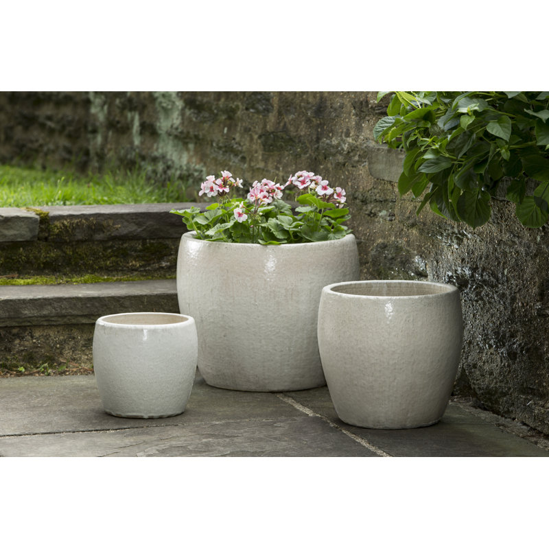 Sara Handmade Pot Planter, Antique Pearl