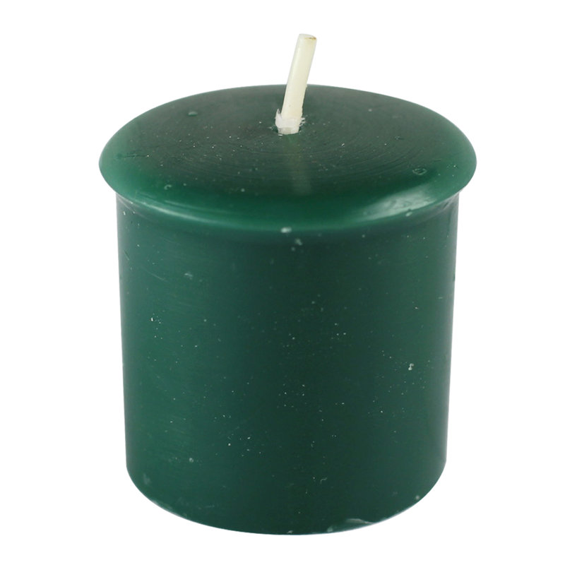 Bougie votive parfumée vert forêt fraîche