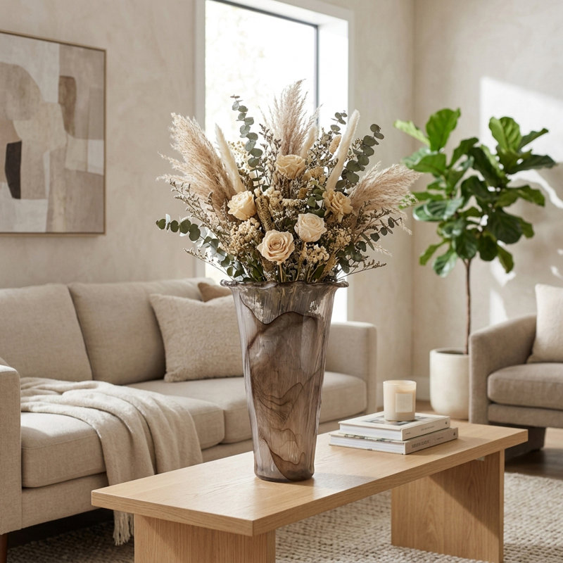 Vase en verre 20 po Varese