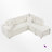 4-Piece Upholstered Sectional With Ottoman-1183885861