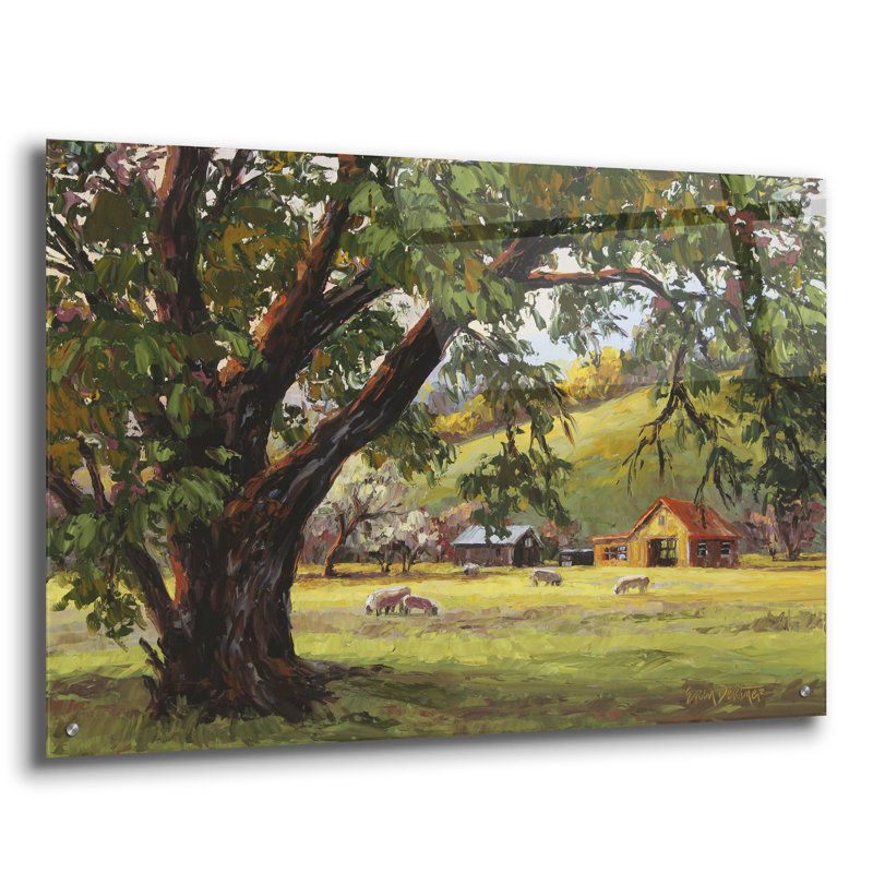  «Quiet Meadow» par Erin Dertner, art mural en verre acrylique, 36 po x 24 po, H 24 po x l 36 po