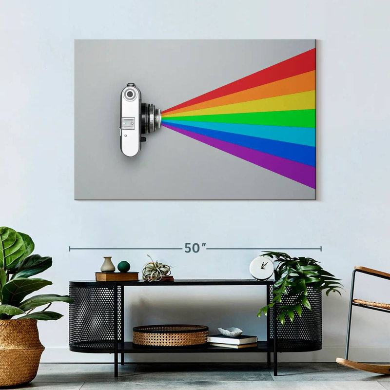 Senne Rainbow Camera Flash, 32" H x 48" W