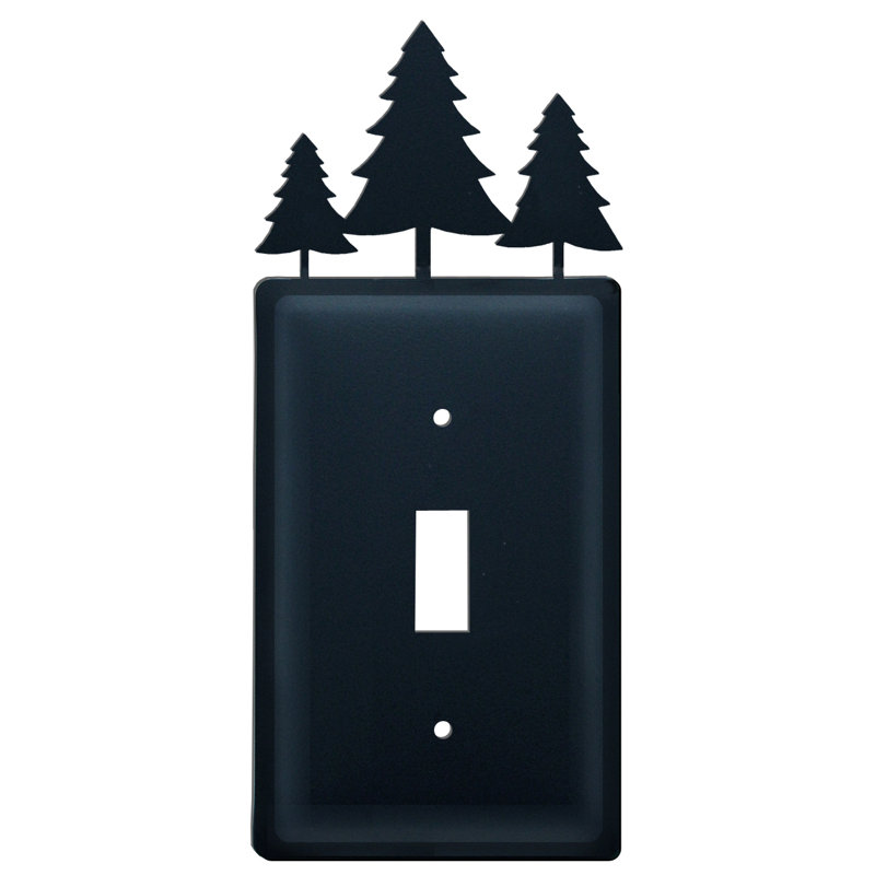 Pine Trees 1-Gang Toggle Light Switch Wall Plate