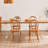 Modern Cherry Wood Color Rectangular Solid Wood Dining Table-902728827
