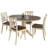 Pico 4 - Person Pedestal Dining Set-1633510347
