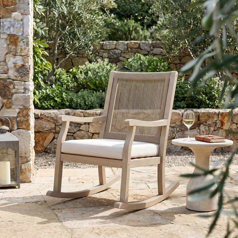 Chaise berçante d'extérieur Hans