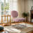 Striking Armless Accent Chair-1360967143