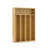 JoyJolt Bamboo 5 Slot Flatware Drawer Organizer for Kitchen Utensils-98922623
