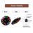LED  Clock with Adjustable Brightness_1 Art - 12'' Modern Glass Wall Clock