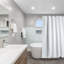 Waffle Single Shower Curtain-2029985380-2101793388