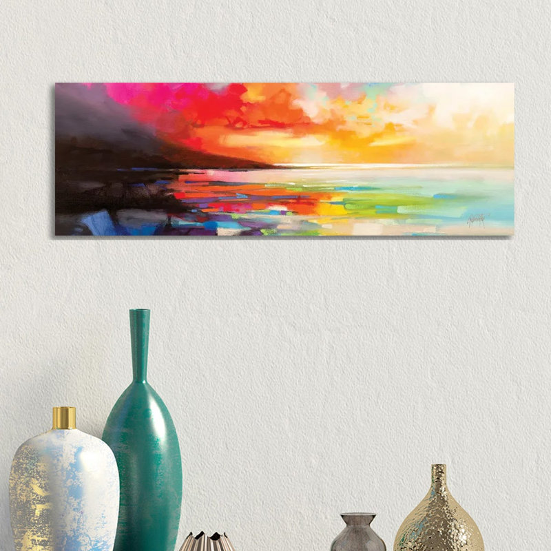 Chaotic Order by Scott Naismith - Panoramic Print on Canvas, Wrapped Canvas, 30.48cm H x 91.44cm W x 1.91cm D