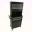 Armoire à outils sur roulettes, coffre à outils roulant verrouillable à 6 tiroirs avec 4 roues universelles, organisateur de rangement de boîte à outils détachable 2 en 1 pour garage, atelier de réparation, noir-121650097