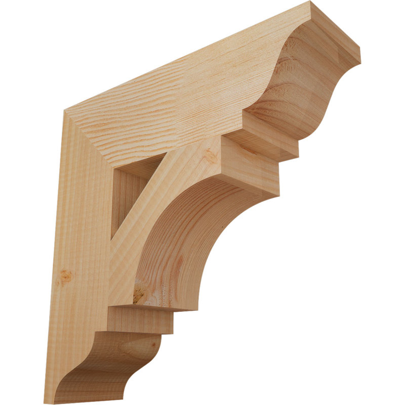 Support traditionnel Westlake, Lisse, Douglas, H 14 po x l 3,5 po x P 14 po