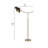 66'' Brown Arched Floor Lamp