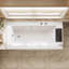 Baignoire tourbillon 59 "avec drain à gauche-123282747