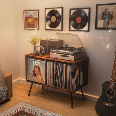 Grand tourne-disque avec station de charge Faesun