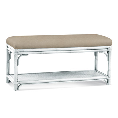 Banc de rangement en osier Summer Retreat