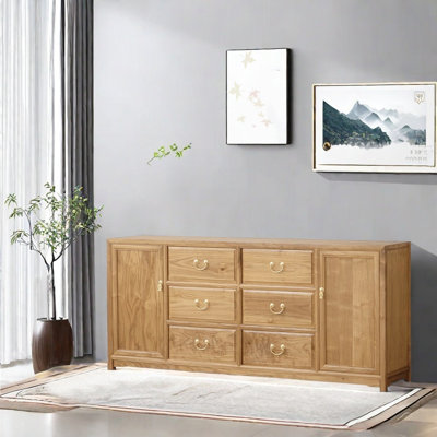 Armoire d'appoint naturelle et élégante