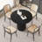 Astraea Round Wood Dining Table-139276616-137561755