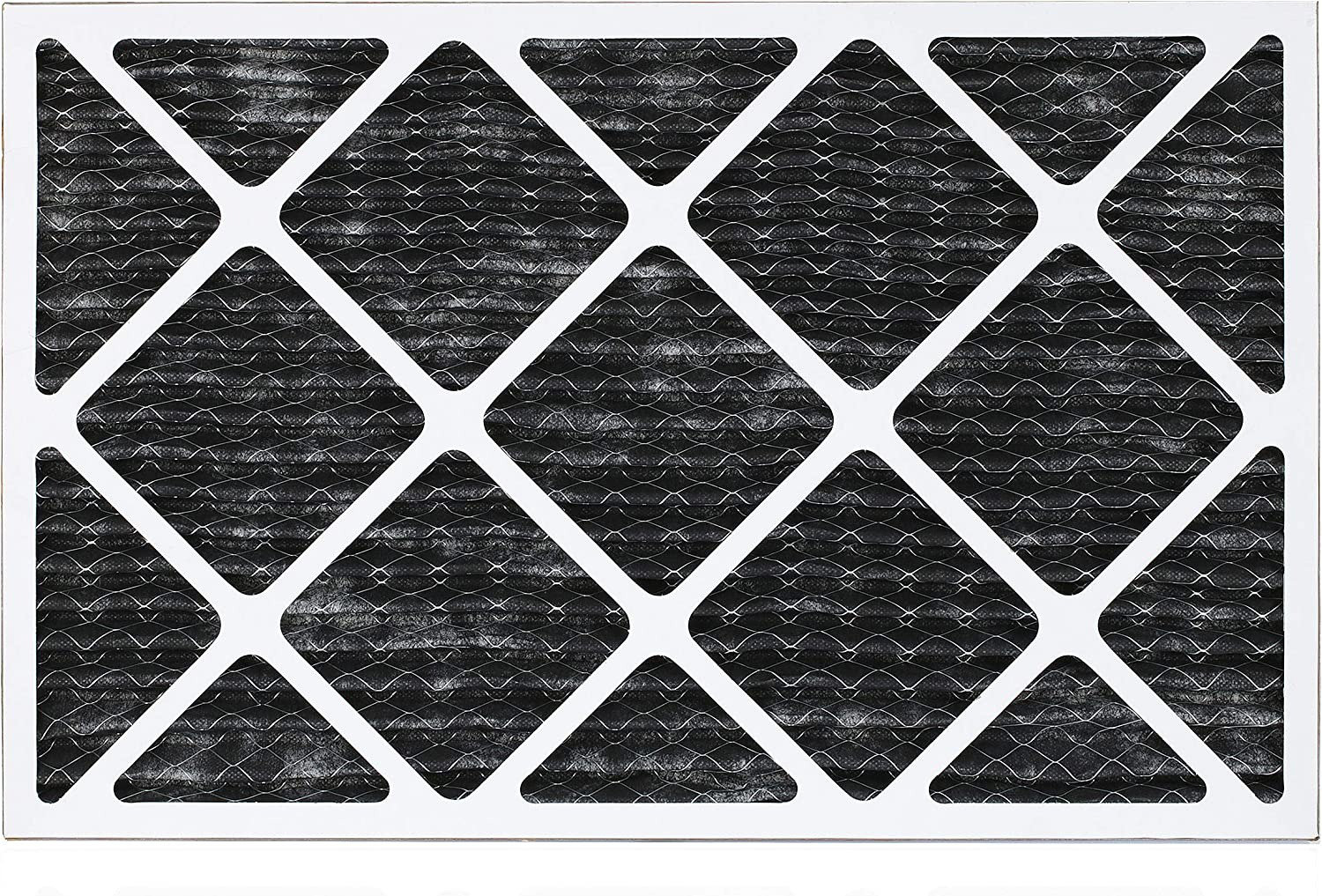 Filterbuy 16x30x1 Air Filter MERV 8 Odor Eliminator, Pleated HVAC AC