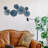 Hand-Painted Decorative Metal Wall Accessory, 31.1 x 13.8 inches | 100% Metal, Thickness: 0.03 inches | Unique Color Variations, Perfect for Home Décor & Modern Interiors, Durable and Stylish Design-1614686886