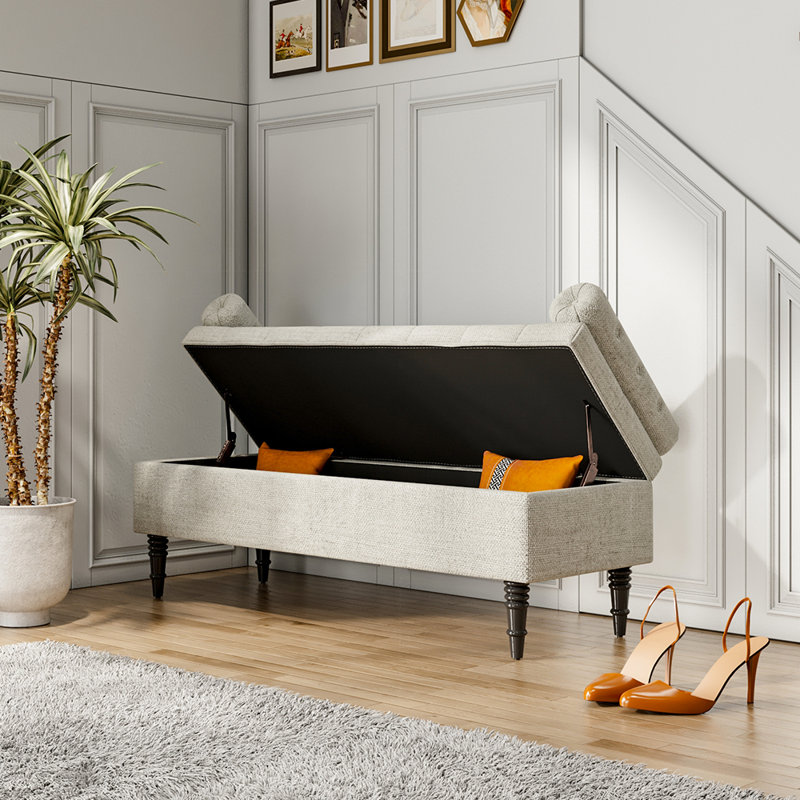 130cm Wide Rectangle No Pattern Standard Ottoman