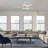 Flint 52" Ceiling Fan with pull chains,Light Kit Included,Work with stable and silent motor