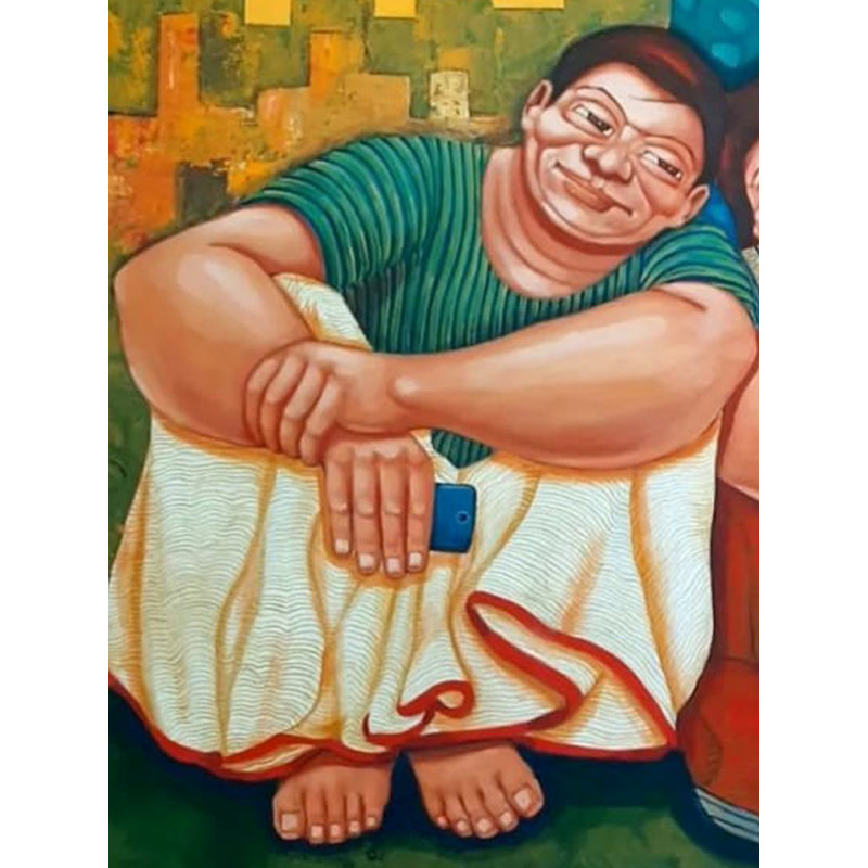 Far From The City | Acrylic On Canvas | Apurba Karati