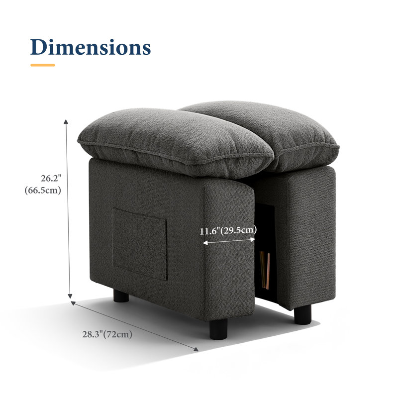 Modular Armrest (Package E), Gray