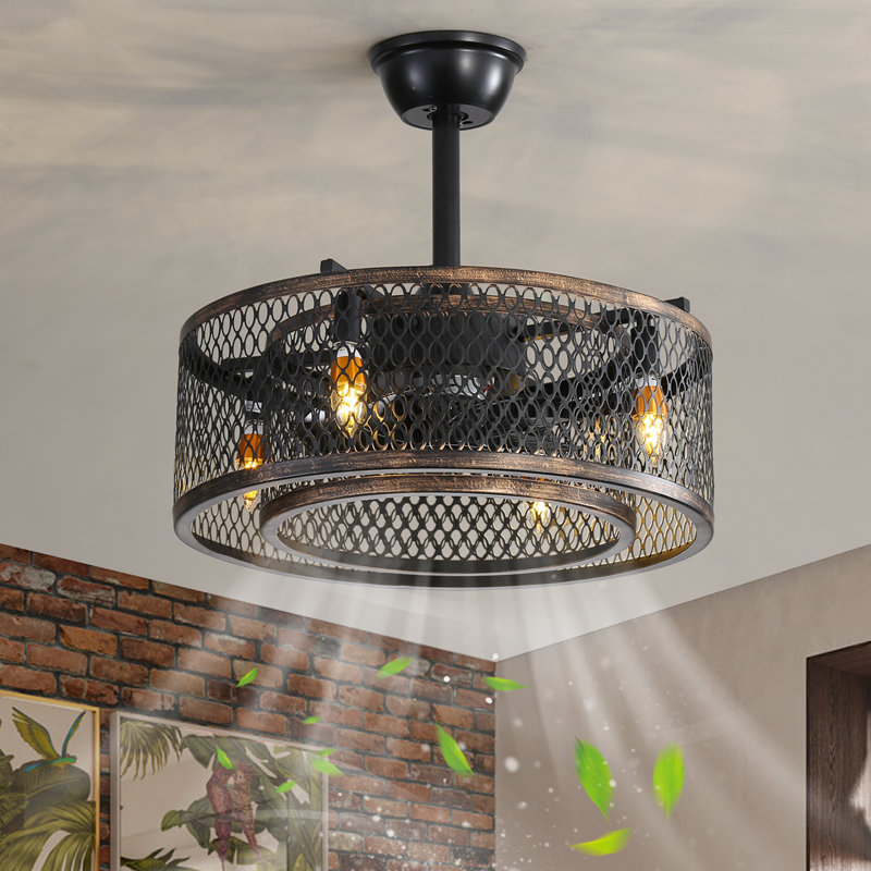 Ceiling Fan with Light, Remote, Reversiable Blade