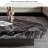 Modern Black Square Faux Marble Coffee Table