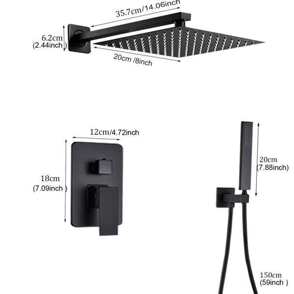 Senlesen Complete Shower System with Rough-in Valve & Reviews - Wayfair ...