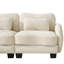 Canapé en forme de U en chenille avec 2 repose-pieds mobile, canapé modulaire surdimensionné à 4 places modulaire avec coussins de taille exquise, facile à assembler-1418999884-1418999890