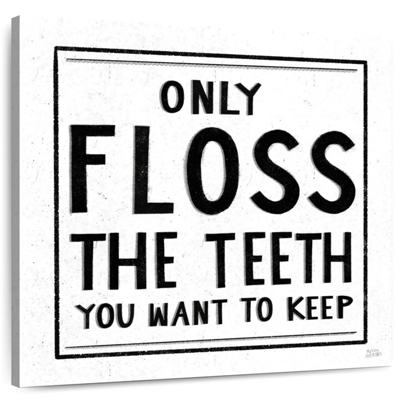 Tergel Only Floss, 39" H x 39" W
