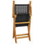 4 - Person Acacia Patio Dining Set with Rectangular Table-1785875646
