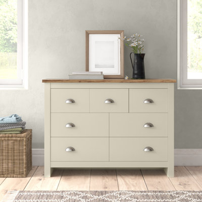 Aquitaine 112cm W 7 - Drawer Chest of Drawers