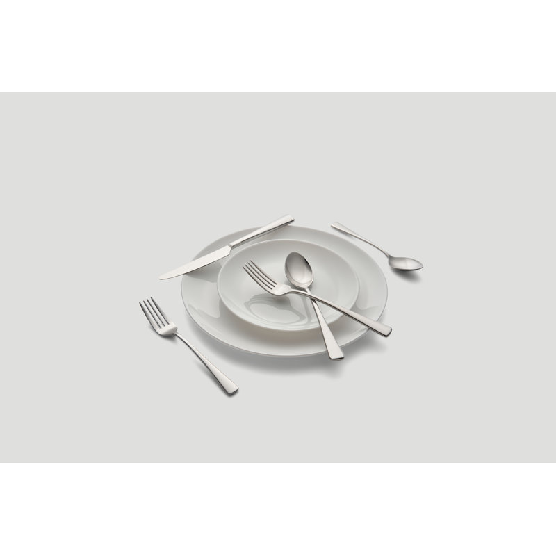 Elmire 20-Piece Flatware Set, Silver Mirror