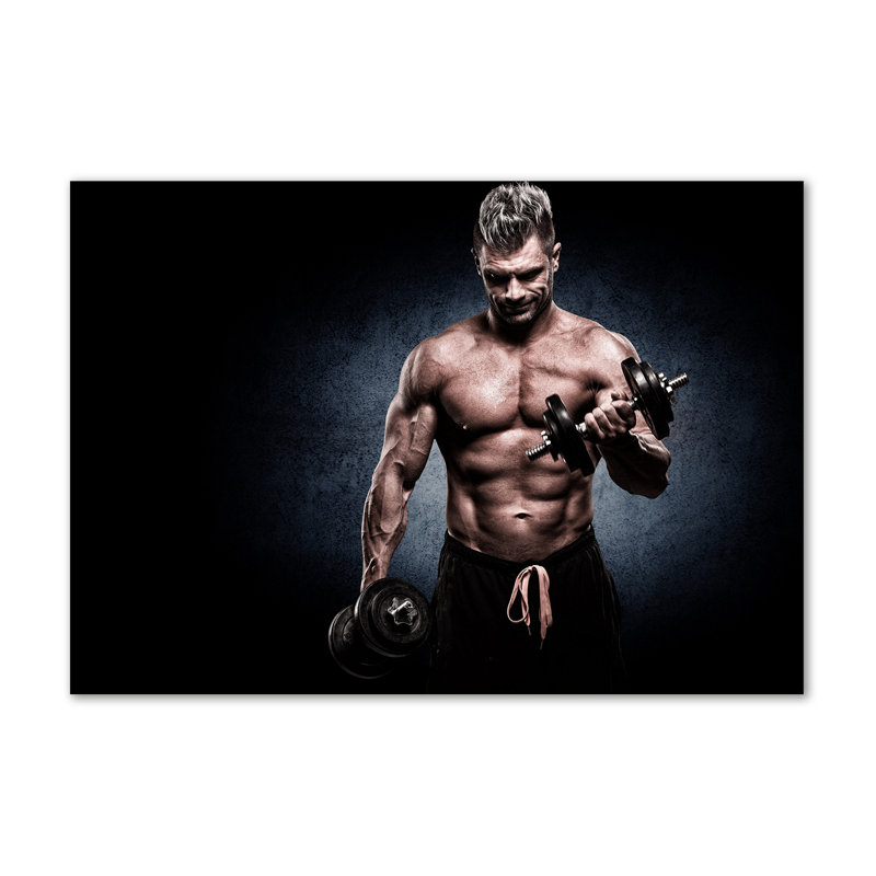 Muscle Building - Wrapped Canvas Print
