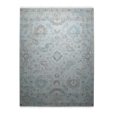 Classic Tessa Beige Hand Knotted Area Rug