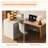 Modern Style L-shaped Bedroom Vanity With 6 Drawers