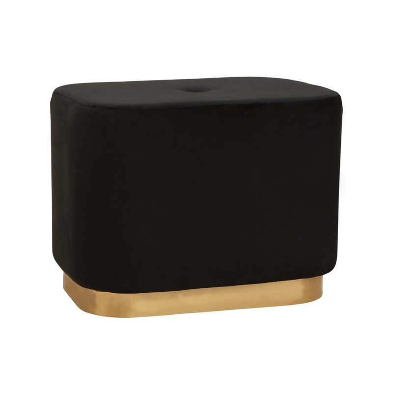 Manufactured Wood Accent Stool, Black