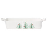 Lastra Rectangle Stoneware Baker
